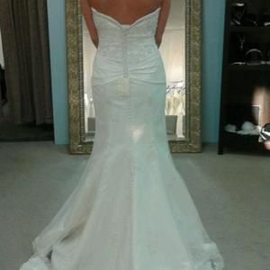 Strapless Wedding Dress From Handmade Designer Order-Size 6-Unworn-NWT-In Bag